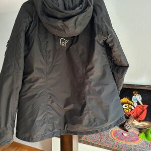 Norrøna Women's insulated and waterproof Black Ski & Snow Jacket